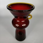 Vase with Handle - Huta Sudety - Designed by Kazimierz Krawczyk