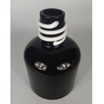 Vase, Bottle - Huta Tarnowiec - Black and White