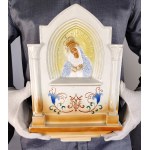 Pre-War Shrine - Chodzież Faience - Stanisław Mańczak - Signed - Rare