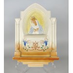 Pre-War Shrine - Chodzież Faience - Stanisław Mańczak - Signed - Rare