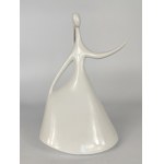"First Ball" Figurine - Bogucice Porcelain - Designed by Eryka Trzewik-Drost - New Look - "Albino" Rarity