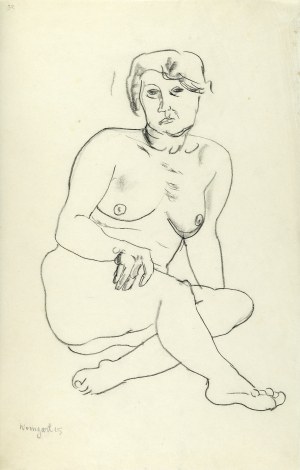Joachim WEINGART (1895 - 1942), Akt kobiecy, 1925