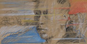 Jacek NALEWAJEK (1965 - 2018), Autoportret, hommage a Witkacy