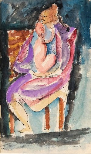 Hieronim SKURPSKI (1914 - 2006), Matka tysiąca dzieci, 1961