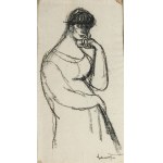 Hieronim SKURPSKI (1914 - 2006), Portret kobiety, 1958