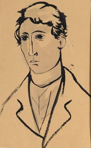 Hieronim SKURPSKI (1914 - 2006), Portret mężczyzny