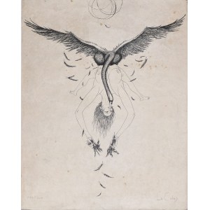 Pierre LE COLAS (b. 1930), Leda with the swan