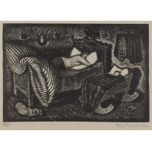 Zofia Fijałkowska (1909 Warsaw - 1989 ), Sleeper, 1935