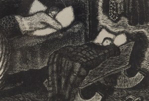 Zofia Fijałkowska (1909 Warszawa - 1989 ), Śpiący, 1935