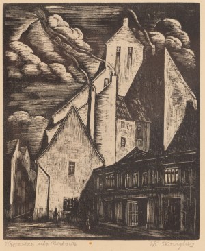 Władysław Skoczylas (1883 Wieliczka - 1934 Warszawa), Ulica Nowomiejska (Motyw ze Starego Miasta), 1929