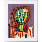 Pablo Picasso (1881 Malaga - 1973 Mougins), Camicetta a righe (Le Corsage Rayé).
