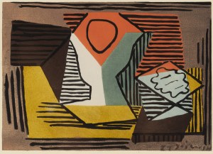 Pablo Picasso (1881 Malaga - 1973 Mougins), Kompozycja kubistyczna , 1929