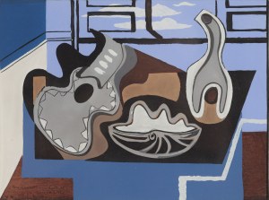 Louis Marcoussis (1878 Łódź - 1941 Cusset), Martwa natura kubistyczna