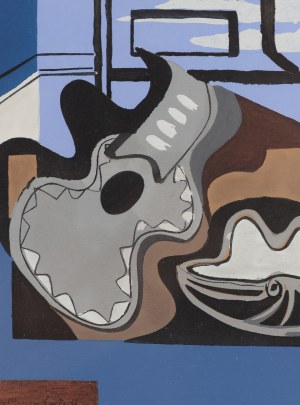 Louis Marcoussis (1878 Łódź - 1941 Cusset), Martwa natura kubistyczna