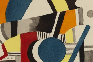 Fernand Léger (1881 Argentan - 1955 Gif-sur-Yvette), Kompozycja kubistyczna , 1929