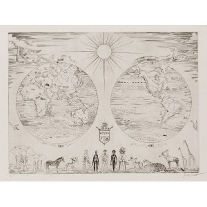 Joseph Hecht (1891 Lodž - 1952 Paríž), Zem z cyklu Atlas, 1928