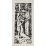 Maurycy (Maurice) Mędrzycki (Mendjizki) (1890 Lodz - 1951 St. Paul de Vance), Teka Hommage aux Combattants Martyrs du Ghetto du Varsovie, 1955
