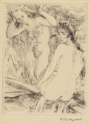 Wacław Wąsowicz (1891 Warszawa - 1942 Wilanów), Akty wśród kwiatów