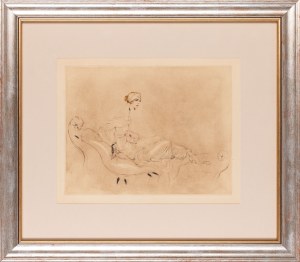 Aleksander Rzewuski (1893 - 1983 ), Portret księżnej Iriny Ilianowny Worontzoff-Daschkoff, 1924