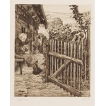 Erich Fuchs (1890 - 1960), Przed chatą, 1933