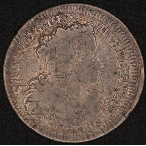 Italy. 1696 Naples 1 Tari Carlo II Silver