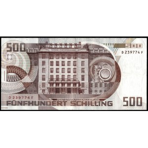 Austria. 1985 500 Schilling