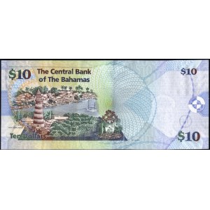 Bahamas. 2009 10 Dollars