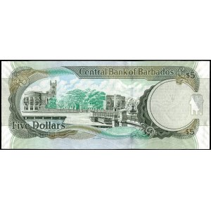 Barbados. 2007 5 Dollars