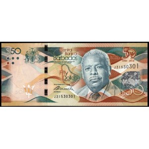 Barbados. 2016 50 Dollars - 1966-2016 Commemorative