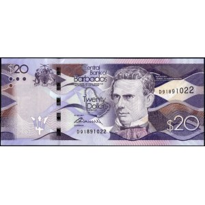 Barbade. 2017 20 dollars