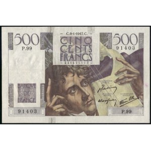 France. 1947 500 Francs