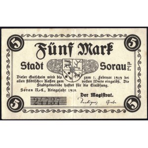 Polen. Żary 1919 5 Marek