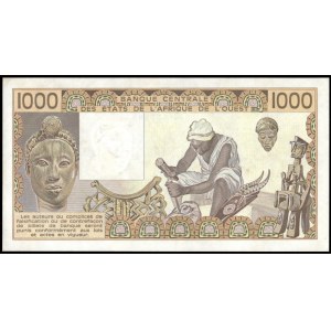 West African States. 1981 1000 Francs A - Ivory Coast