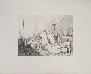 [Krzyżacy] Hermann PLÜDDEMANN (1809-1868), Krzyżacy u bram Jerozolimy, 1839