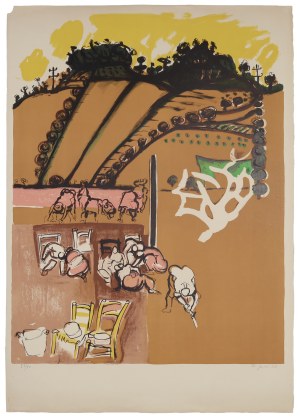 Edouard PIGNON (1905-1993), Przesadzanie jaśminu, 1955