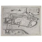 Matthew MERIAN (1593-1650), Plan of Kostrzyn on the Oder, 1652