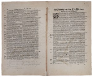 [Ziemie polskie w czasach Karola Wielkiego] Abraham ORTELIUS (1527 - 1598), Henricus HONDIUS (1597-1651), Mapa Germanii i Polski (tyt.oryg. „Germaniae Veteris typus”), ok. 1630