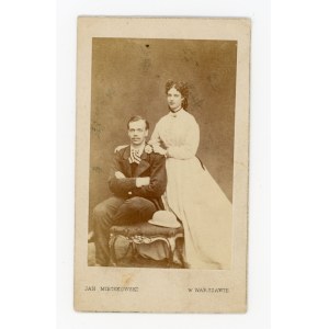 Grand Duke Alexander Alexandrovich with his wife photo by J. Mieczkowski, Warsaw (104)
