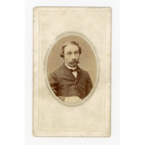 Warsaw, photo by K. Brandel. Portrait of Józef Czadowski, engine driver of the Nadwiślańska Railway (124)