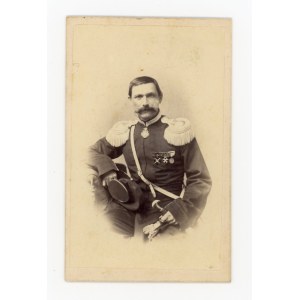 Warsaw, photo by Karol Beyer. A senior Russian officer in uniform (131)