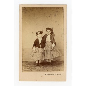 Poznan, photo by A. &amp; F. Zeuschner - Two Sisters, 1864 (168)