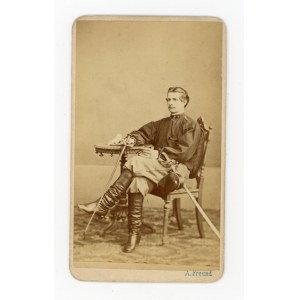 Ternopil, photo by A. Freund - a soldier with a saber (209)