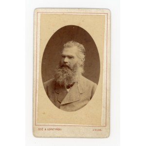 Vilnius, Foto von Czyż und Lopatyński - Porträt eines Mannes mit Bart (214)