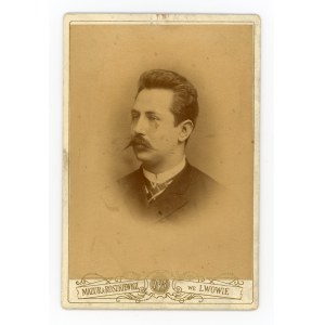 Lwów, fot. Mazur & Roszkiewicz - Portret mężczyzny. Gabinetowa (310)