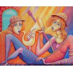 Bohdan Wincenty ŁOBODA (ur. 1952), Jazz - duet w słońcu, 2022