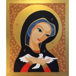 Aleksandra RUSAKOVA (b. 1986), Icon. Pneumatophora. Mother of God and the Holy Spirit, 2026