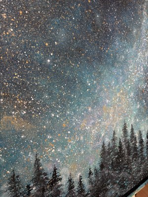 Jolanta STEFANISZYN /JOLUMI/ (ur. 1996), Leśna noc, 2026