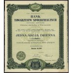 Poland, registered share for 500 zlotych, 1929, Warsaw