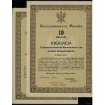 Republic of Poland (1918-1939), set of 3 bonds, 1.09.1924