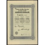 Poland, set: 4 x 1 share for 10 zlotys, August 1927